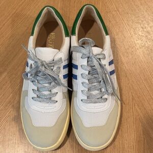 Mi.iM Women's White and Blue Sneakers